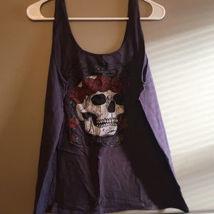 Rose/skull Tank